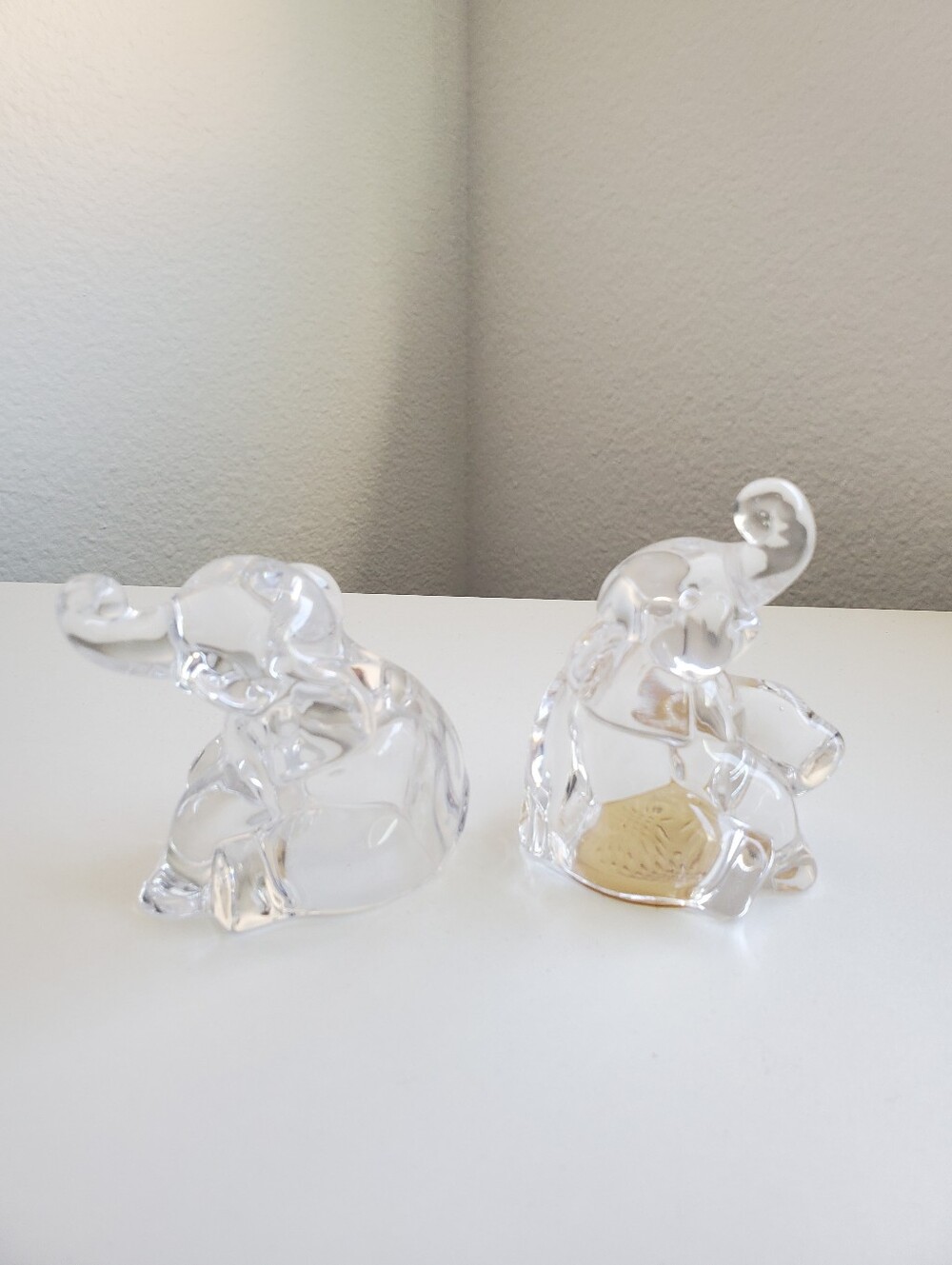 Lenox Elephant Crystal Salt & Pepper Shakers